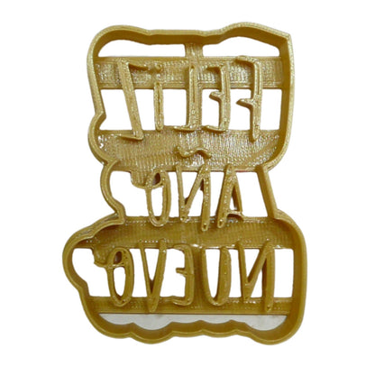 Feliz Ano Nuevo Happy New Year Cookie Cutter Made In USA PR5335