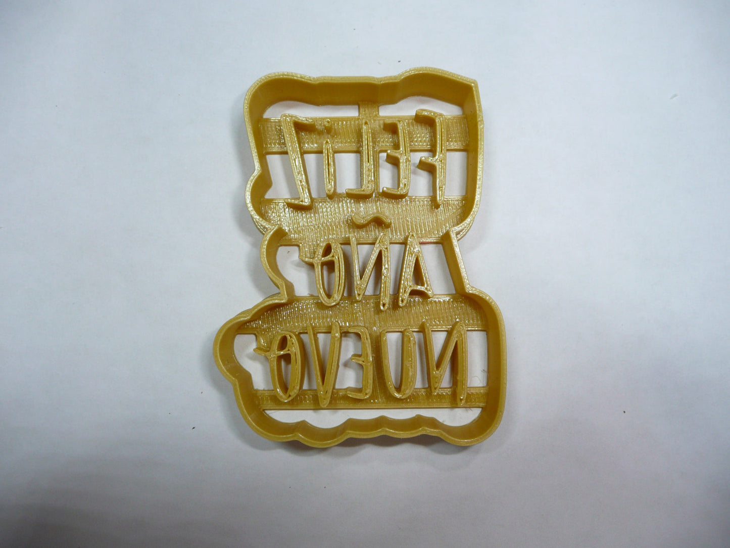 Feliz Ano Nuevo Happy New Year Cookie Cutter Made In USA PR5335