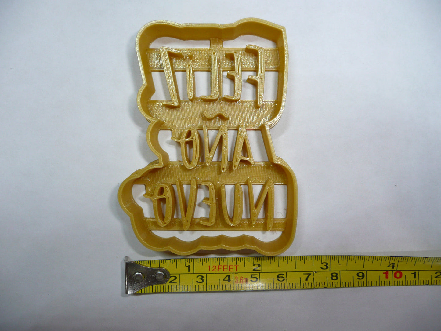 Feliz Ano Nuevo Happy New Year Cookie Cutter Made In USA PR5335