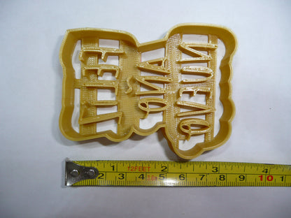 Feliz Ano Nuevo Happy New Year Cookie Cutter Made In USA PR5335