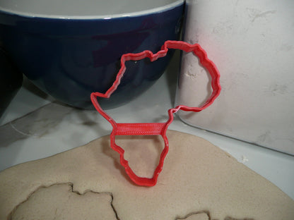 Africa Shape Travel Theme Cookie Cutter Made In USA PR5349