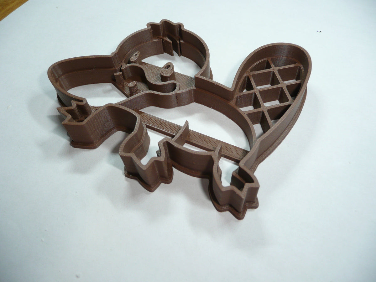 6x Playful Platypus Fondant Cutter Cupcake Topper 1.75 IN USA FD5351