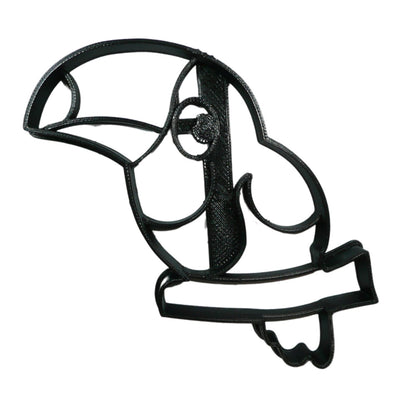 Toucan On Perch Tropical Bird Cookie Cutter Made In USA PR5352