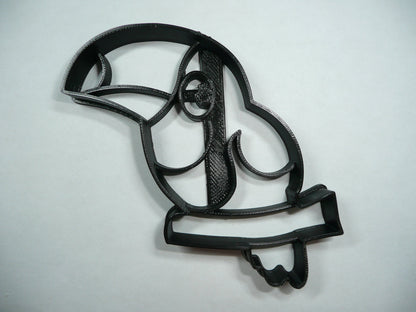 Toucan On Perch Tropical Bird Cookie Cutter Made In USA PR5352