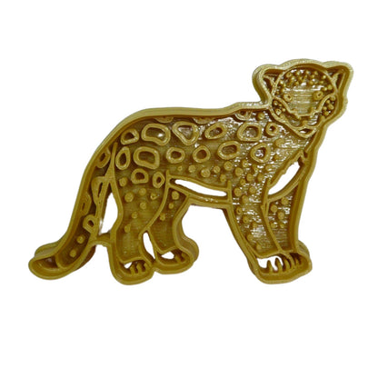 Jaguar Wild Cat Animal Cookie Cutter Made In USA PR5354