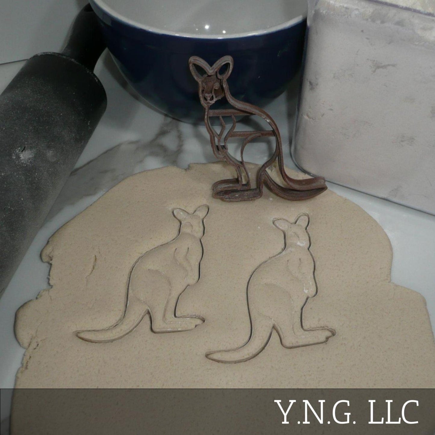 Kangaroo Australian Jumping Animal Cookie Cutter Made In USA PR5355