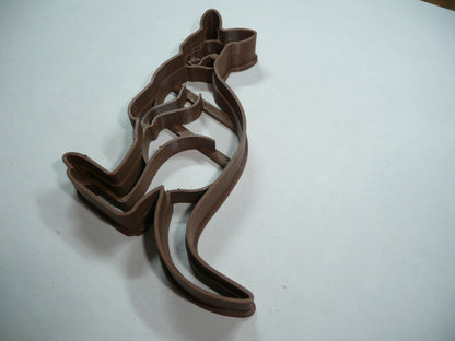 6x Kangaroo Jumping Animal Fondant Cutter Cupcake Topper 1.75 IN USA FD5355