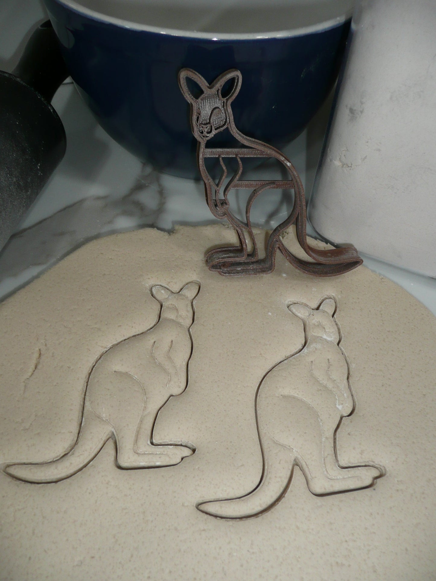 Kangaroo Australian Jumping Animal Cookie Cutter Made In USA PR5355