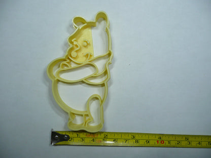 Winnie the Pooh Rubbing Belly Cartoon Cookie Cutter Made in USA PR5361