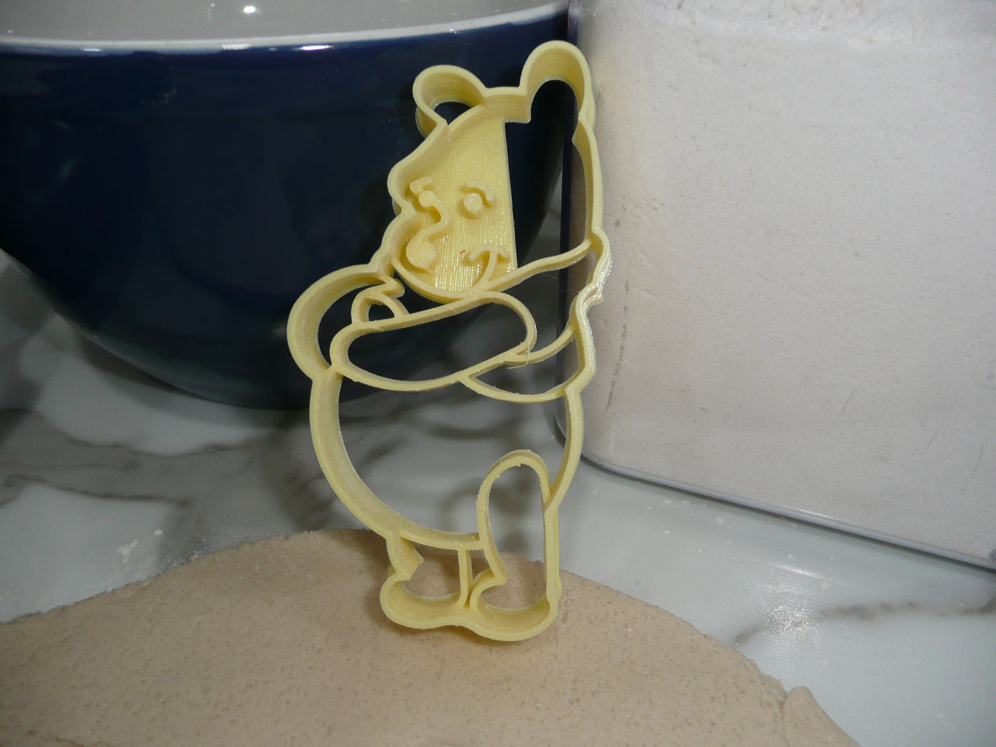 Winnie the Pooh Rubbing Belly Cartoon Cookie Cutter Made in USA PR5361