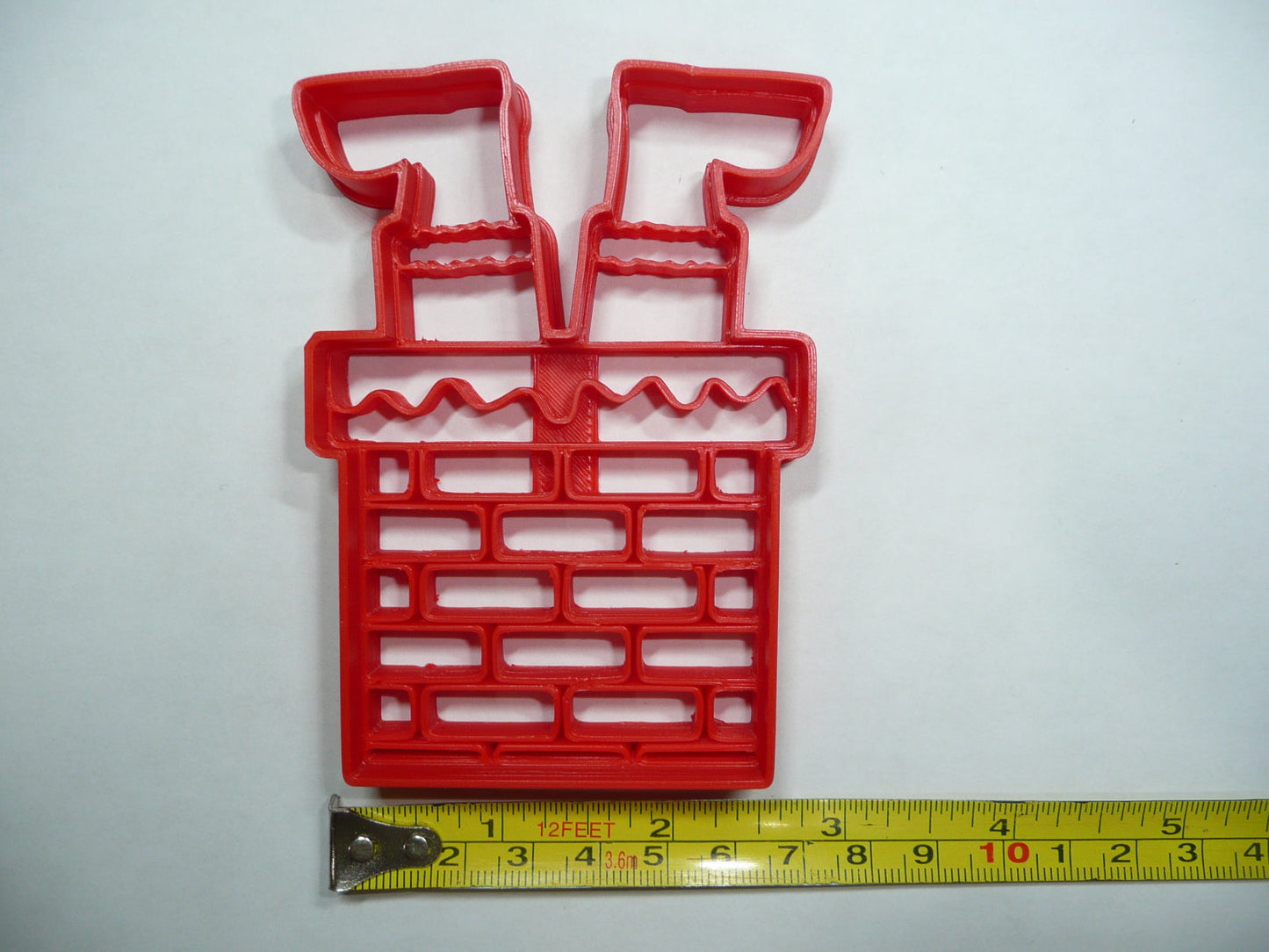 Santa Stuck In Chimney Christmas Cookie Cutter Made In USA PR5364