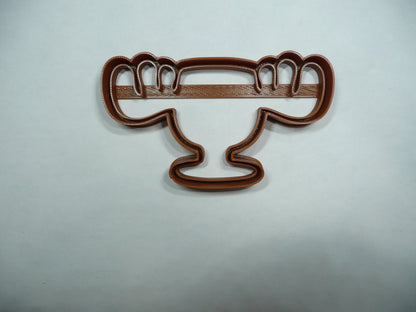 6x Griswold Moose Fondant Cutter Cupcake Topper 1.75 IN USA FD5367