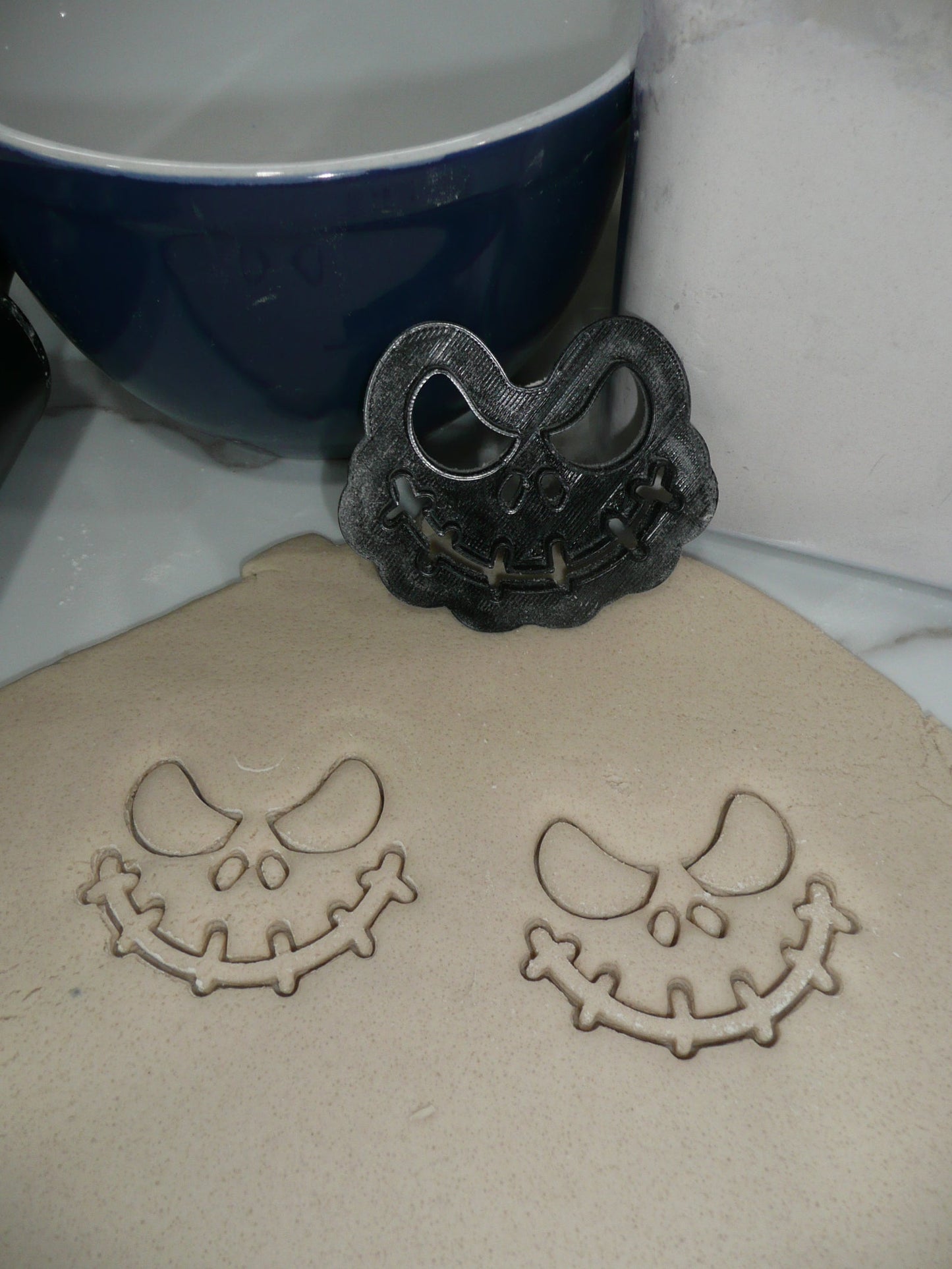 Jack Skellington Fondant Face 2.5 Inch Cookie Cutter Made In USA PR5378