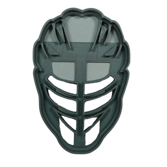 6x Lacrosse Helmet Front View Fondant Cutter Cupcake Topper 1.75 IN USA FD5383