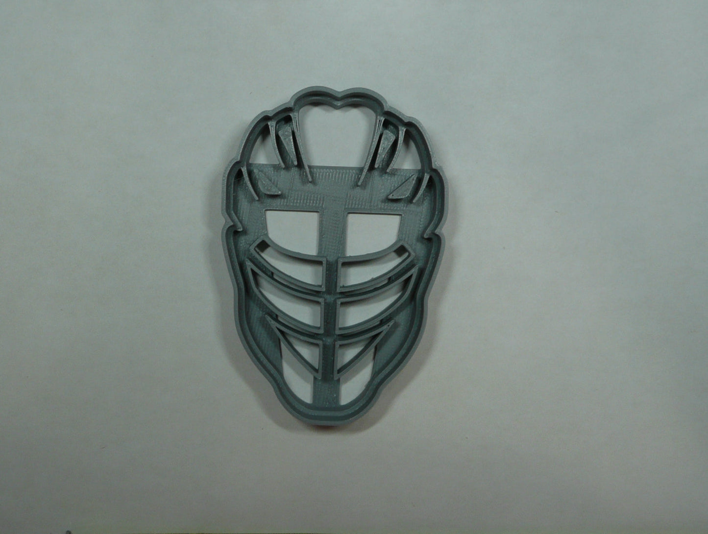 Lacrosse Helmet Front View Sports Cookie Cutter Made In USA PR5383