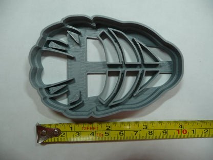 Lacrosse Helmet Front View Sports Cookie Cutter Made In USA PR5383