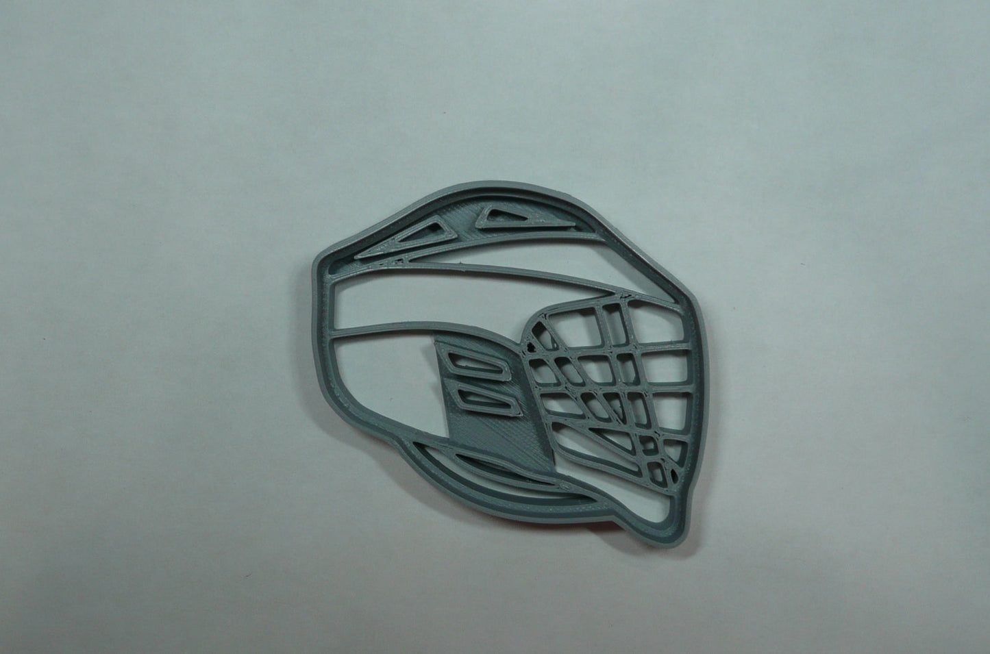 Lacrosse Helmet Side View Sports Cookie Cutter Made In USA PR5384