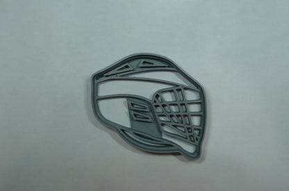 Lacrosse Helmet Side View Sports Cookie Cutter Made In USA PR5384
