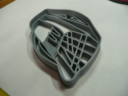 Lacrosse Helmet Side View Sports Cookie Cutter Made In USA PR5384