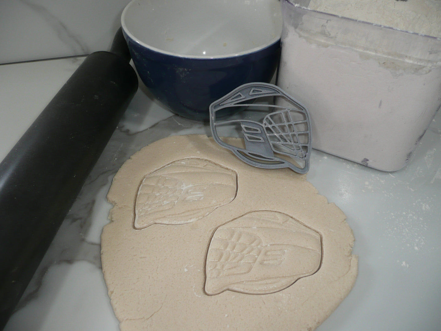 Lacrosse Helmet Side View Sports Cookie Cutter Made In USA PR5384