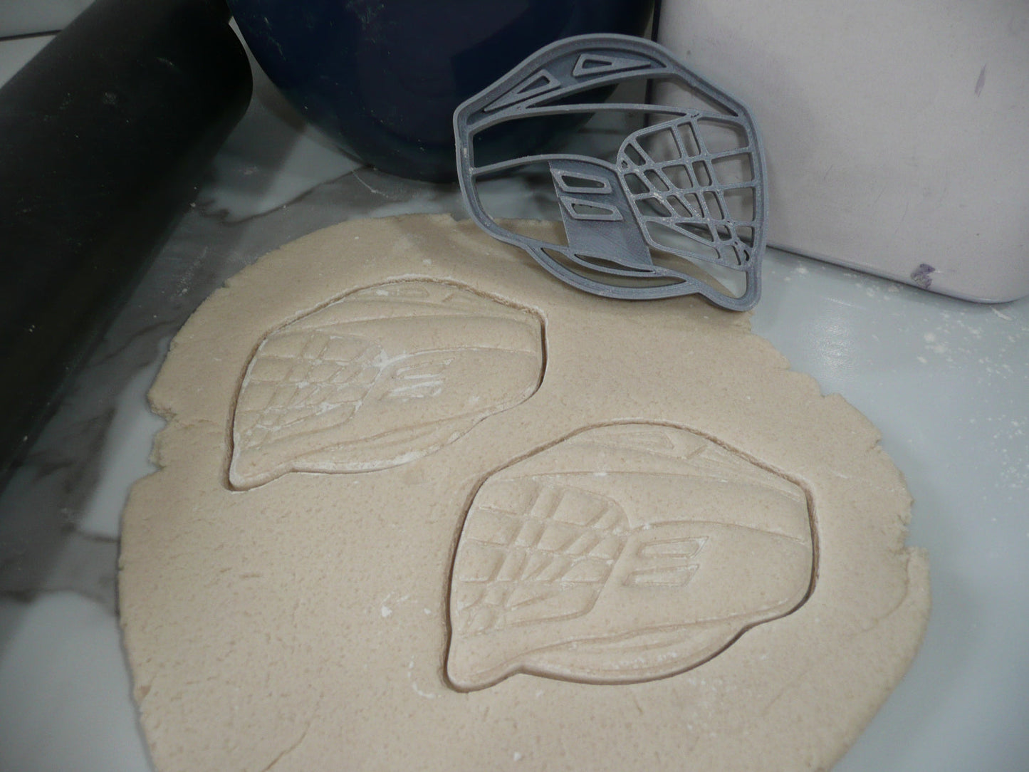 Lacrosse Helmet Side View Sports Cookie Cutter Made In USA PR5384