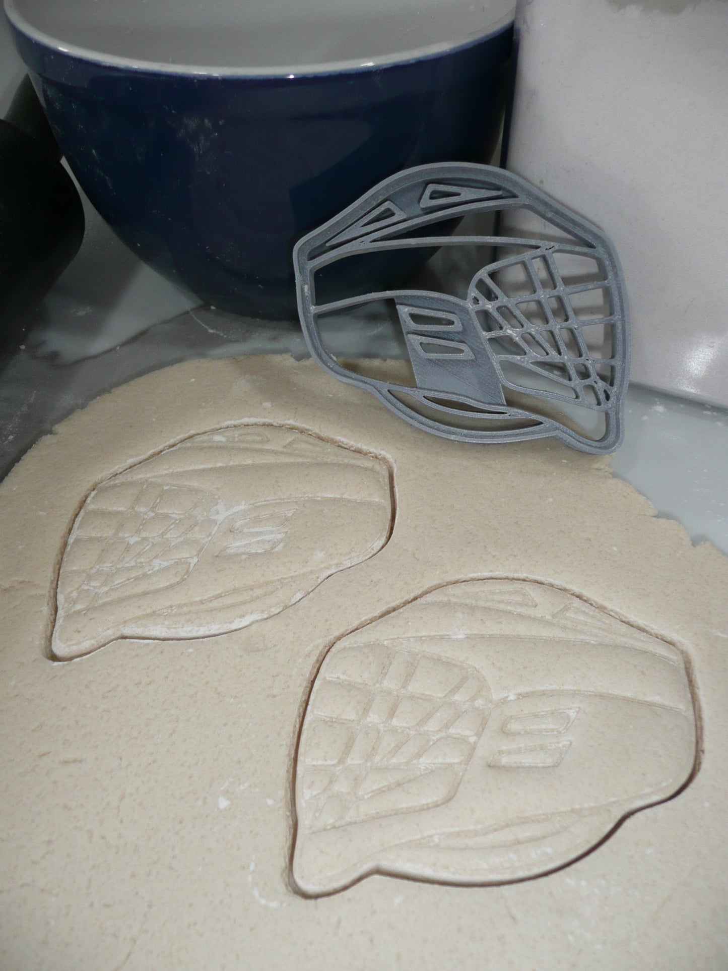 Lacrosse Helmet Side View Sports Cookie Cutter Made In USA PR5384