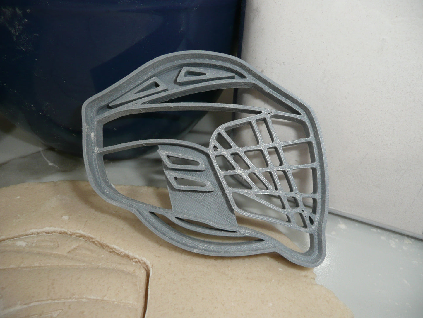Lacrosse Helmet Side View Sports Cookie Cutter Made In USA PR5384