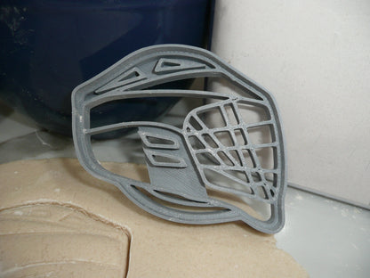 Lacrosse Helmet Side View Sports Cookie Cutter Made In USA PR5384
