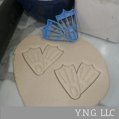 Swim Fins Swimming Flippers Sports Cookie Cutter Made In USA PR5386