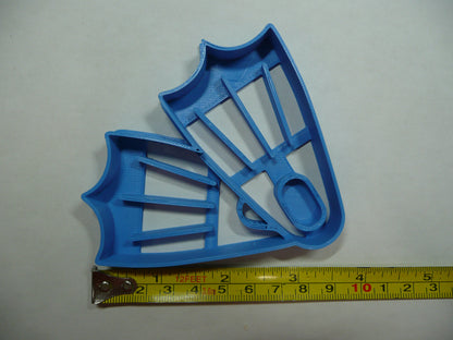 Swim Fins Swimming Flippers Sports Cookie Cutter Made In USA PR5386