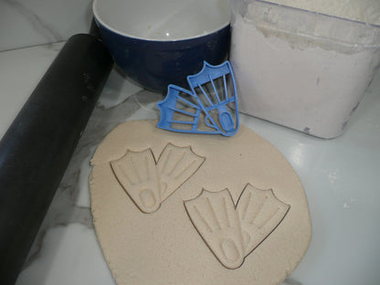 Swim Fins Swimming Flippers Sports Cookie Cutter Made In USA PR5386