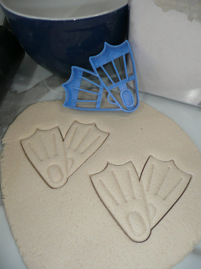 Swim Fins Swimming Flippers Sports Cookie Cutter Made In USA PR5386
