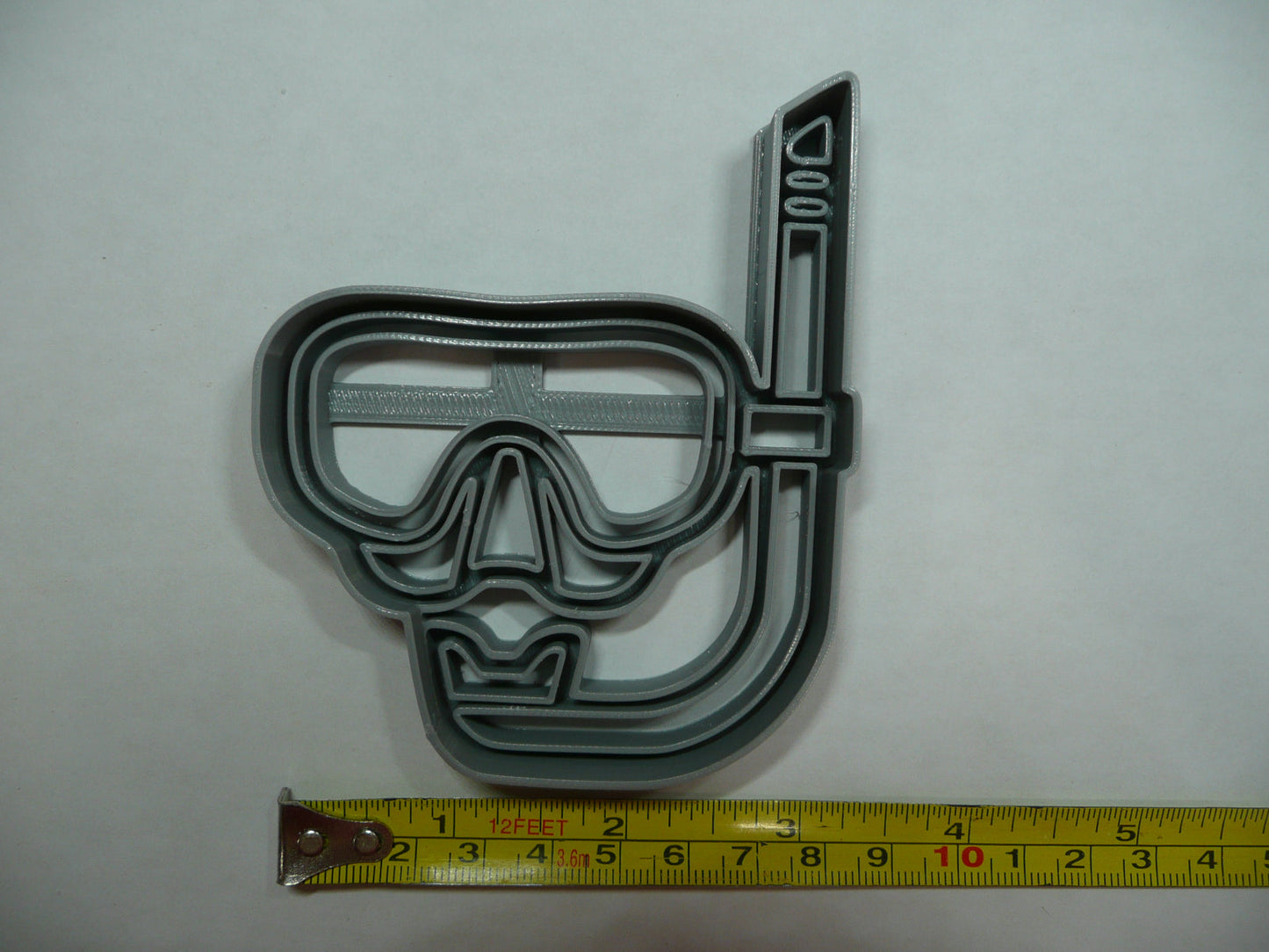 Scuba Diving Snorkel Mask Sports Cookie Cutter Made In USA PR5387