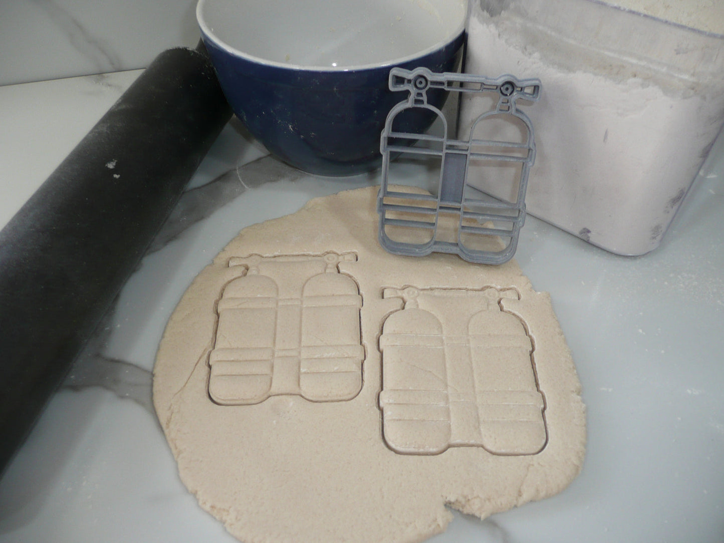 Double Air Tank Scuba Diving Sports Cookie Cutter Made In USA PR5388