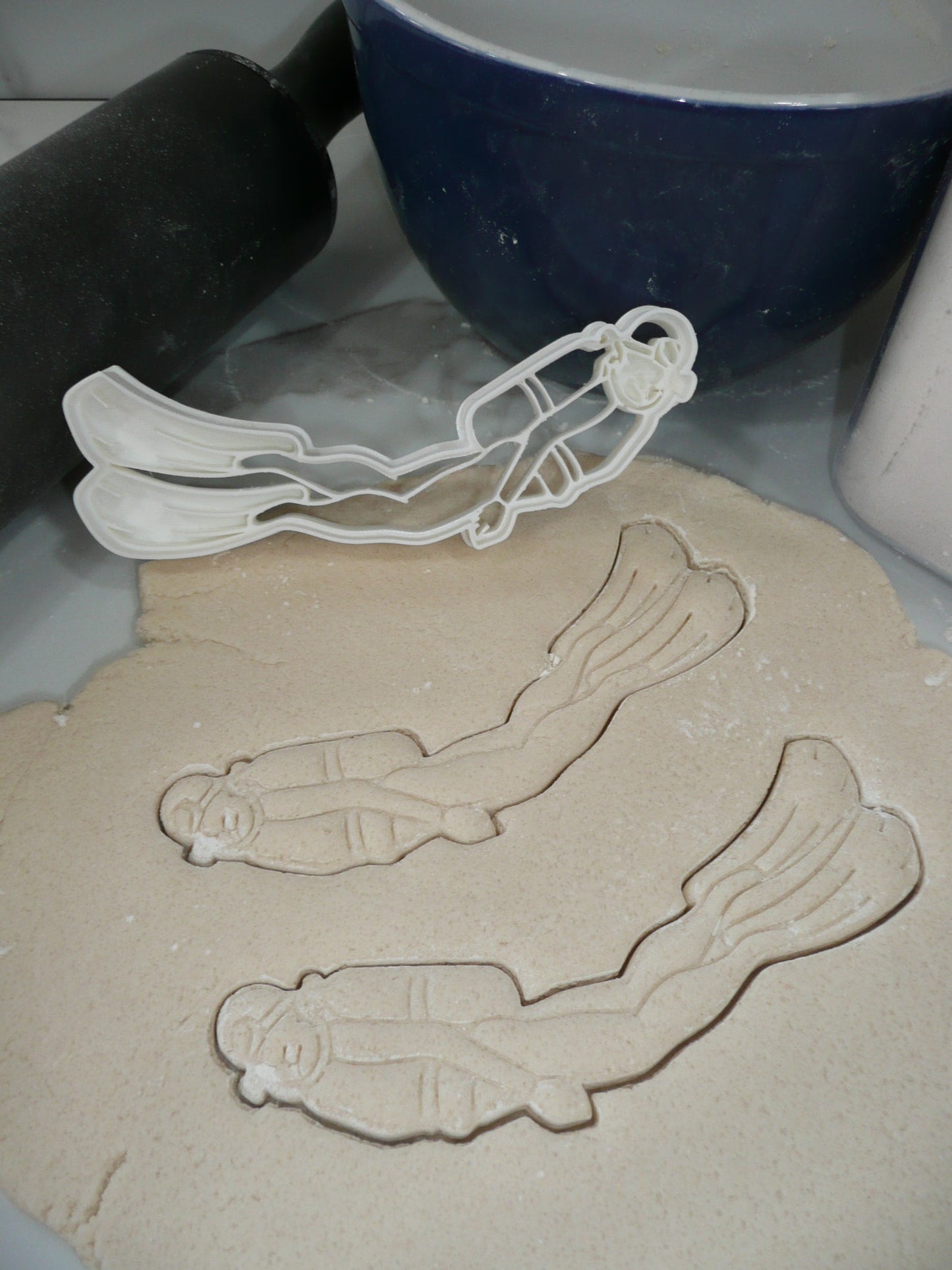 Scuba Diver Swimmer Sports Cookie Cutter Made In USA PR5390