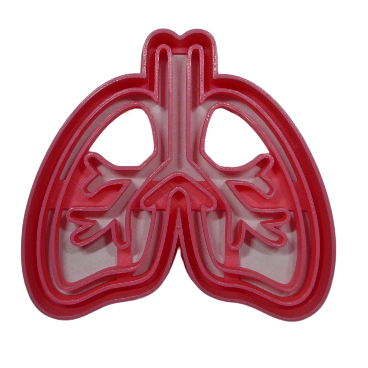 6x Anatomical Lungs Fondant Cutter Cupcake Topper 1.75 IN USA FD5412