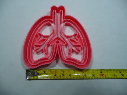 Anatomical Lungs Medical Theme Cookie Cutter Made In USA PR5412