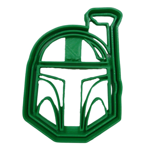 6x Boba Fett Star Wars Fondant Cutter Cupcake Topper 1.75 IN USA FD5413