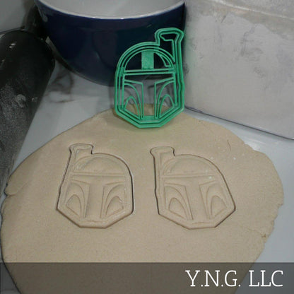 Boba Fett Star Wars Theme Character Cookie Cutter Made in USA PR5413