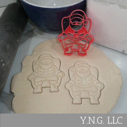 Santa Sitting In Chair Christmas Cookie Cutter Made In USA PR5414