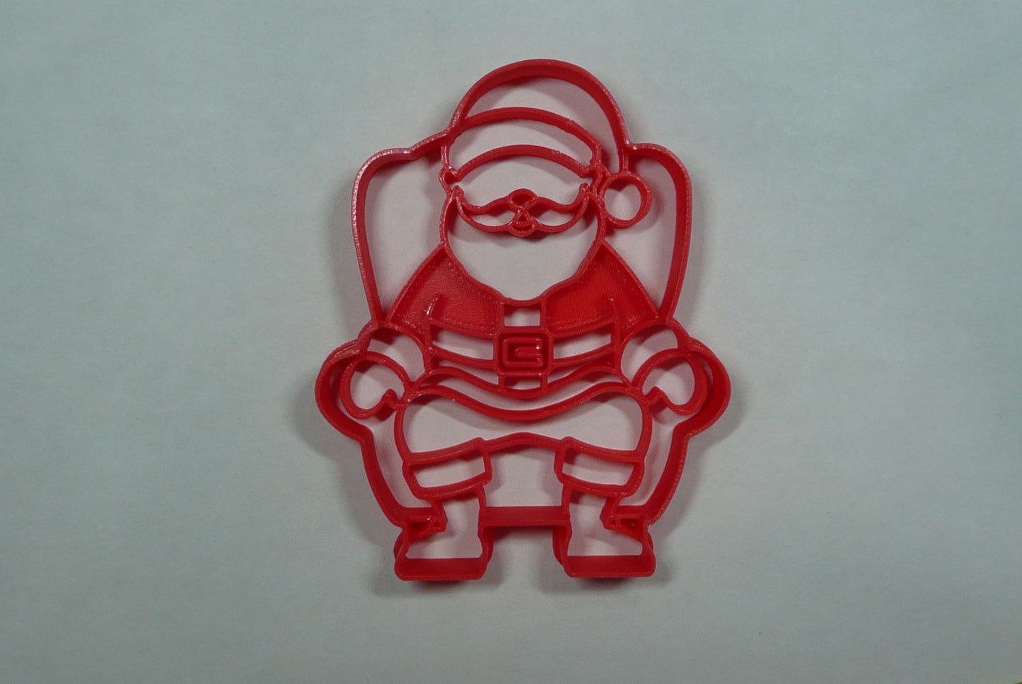 6x Santa Sitting In Chair Fondant Cutter Cupcake Topper 1.75 IN USA FD5414