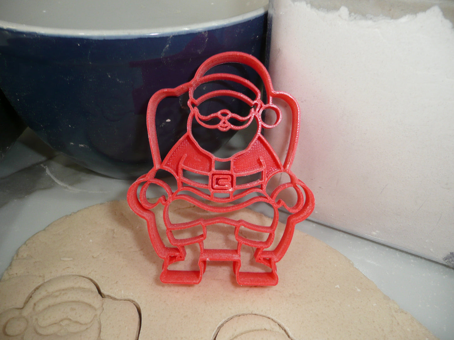 Santa Sitting In Chair Christmas Cookie Cutter Made In USA PR5414