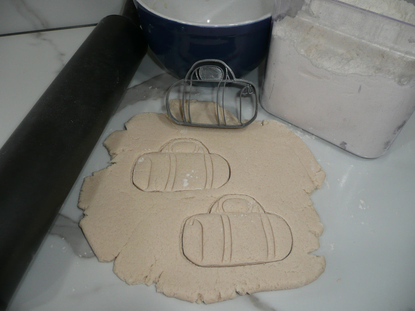 Duffel Style Gym Bag Sports Cookie Cutter Made In USA PR5418