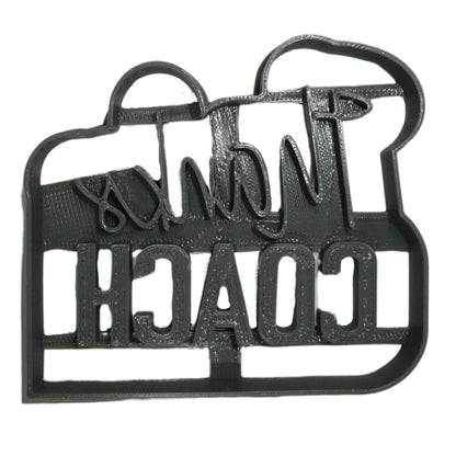 Thanks Coach Sports Athletics Theme Cookie Cutter Made In USA PR5437