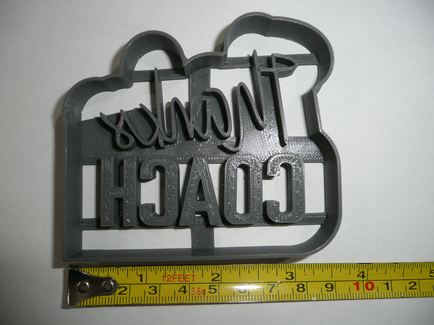 Thanks Coach Sports Athletics Theme Cookie Cutter Made In USA PR5437