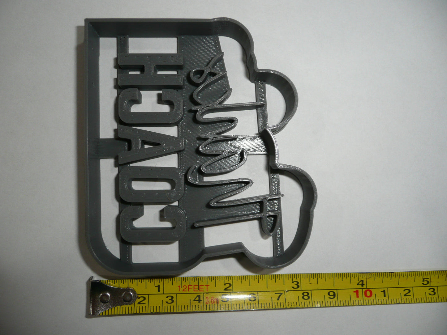 Thanks Coach Sports Athletics Theme Cookie Cutter Made In USA PR5437