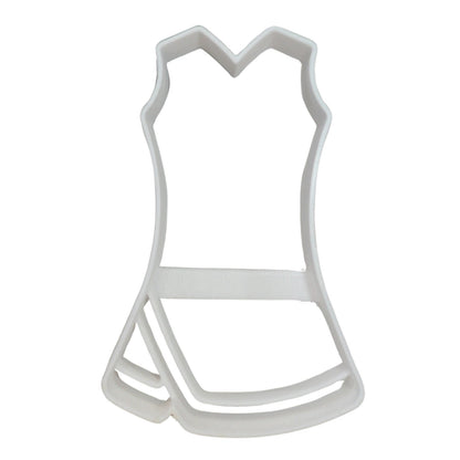 6x Cheerleader Uniform Fondant Cutter Cupcake Topper 1.75 IN USA FD5447