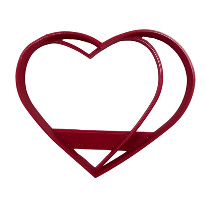 6x Candy Conversation Heart Fondant Cutter Cupcake Topper 1.75 IN USA FD5491