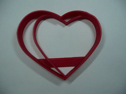 6x Candy Conversation Heart Fondant Cutter Cupcake Topper 1.75 IN USA FD5491