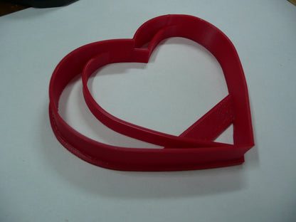 6x Candy Conversation Heart Fondant Cutter Cupcake Topper 1.75 IN USA FD5491